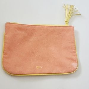12/3 IPSY MAKEUP BAG, ORANGE